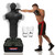 Punching Dummy, Durable Silicone Punching Bag with Large Stable Base for Adults & Kids, Freestanding Training Target for Boxing, Taekwondo, MMA, Home Gym(Black)