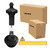 Punching Dummy, Durable Silicone Punching Bag with Large Stable Base for Adults & Kids, Freestanding Training Target for Boxing, Taekwondo, MMA, Home Gym(Black-2)