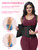 SHAPSHE waist trainer for women working out waist cincher vest for tummy control wrap waist shapewear body shaper with straps Black
