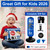 Marwan Sports Ninja Kids Punching Bag — Inflatable Sensory Toy & Birthday Gift for Boys & Girls Ages 4-12, 63" Freestanding 5-in-1 Kit, Indoor Apartment-Quiet Sensory-Friendly Active Play