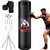 Punching Bag for Adults, 4FT Oxford Heavy Boxing Bag with Chains and Hand Wraps, Boxing Equipment for MMA Karate Kickboxing, Unfilled