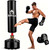 RORALA Punching Bag with Stand 70"-203lbs, Freestanding Heavy Boxing Bag Including 12OZ Boxing Gloves for Adult Youth, Kids Gift Selection
