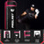 PROLAST 4Ft 135Lb XL Heavy Punching Boxing Bag for Adults, MMA, Martial Arts, Muay Thai, Kicking, Strength Training Equipment, Filled, New Edition Logo, Black and Pink