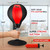 Tech Tools Stress Buster Desktop Punching Bag - Suctions to Your Desk, White Elephant Gifts for Coworker Men and Women, Heavy Duty Stress Relief Ball, Gag Gifts Funny Desk Accessories