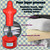 ENKAIYIXING Height Adjustable Freestanding Humanoid Punching Dummy, Silicone Boxing Punching Bag with Stable Large Fillable Base for Adults, Kickboxing MMA Home Gym Workout Training