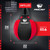 PROLAST Wrecking Ball Heavy Punching Bag for Adults, Hook and Uppercut, Body Snatcher, Boxing, MMA, Muay Thai Training Equipment, Unfilled, 65 lbs, Rhino Red and Black
