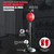 MAHIPAR Punching Bag with Stand for Adults & Teens - Heavy Punching Bag, Boxing Bag & Boxing Equipment Set with Reflex Bag, Speed Bag & Gloves - Adjustable Height for MMA, Kickboxing & Cardio Training