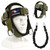 Fitness Neck Head Harness Trainer, Adjustable Chin Strap and Head Harness Strength with 30 Lb Resistance Bands, Neoprene Neck Exerciser for Weight Lifting, Home and Gym Use, Green