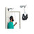 Neck Stretcher Cervical Traction Device for Pain Relief – Over The Door Neck Hammock for Home Use, Spine Decompression Harness Sling, Hanging Stretcher with Cervical Stabilizer & Tension Relief