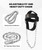 DMoose Fitness Neck Harness for Weight Lifting - Soft Padded Head & Chin Strap with 30" Heavy Duty Steel Chain - Neck Exerciser, Trainer & Strengthener to Support Injury Recovery (Black Legacy)