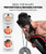 DMoose Fitness Neck Harness for Weight Lifting - Soft Padded Head & Chin Strap with 30" Heavy Duty Steel Chain - Neck Exerciser, Trainer & Strengthener to Support Injury Recovery (Black Legacy)