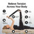 CastleFlexx Mobility and Full Body Strengthening Device | Non-Elastic Stretch Strap with Natural Premium Cork Handles for Stretching, Exercise, Physical Therapy, and Yoga