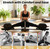 Leg Stretch Machine for Splits, 440LBS Heavy Duty Steel Frame Leg Stretcher, Split Machine Training Fitness for Home Gym, 240° Leg Stretching Equipment for Adults Teens Ballet Dance Gymnastics（Black）
