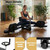 Leg Stretch Machine for Splits, 440LBS Heavy Duty Steel Frame Leg Stretcher, Split Machine Training Fitness for Home Gym, 240° Leg Stretching Equipment for Adults Teens Ballet Dance Gymnastics（Black）