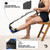 DMoose Fitness Foot & Calf Stretcher with Adjustable Padded Stretching Strap for Plantar Fasciitis, Hamstring, Heel Spurs and Achilles Tendonitis Relief - Yoga Leg Stretch Strap for Flexibility
