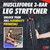 MuscleForge 3 Bar Leg Stretcher for Splits and Adductor Stretch to Over 180°, Split Machine for Flexibility with 6 Regulations - Legs Spreader, Groin Stretcher, Ballet, with Padded Grips and Strap