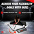 MuscleForge 3 Bar Leg Stretcher for Splits and Adductor Stretch to Over 180°, Split Machine for Flexibility with 6 Regulations - Legs Spreader, Groin Stretcher, Ballet, with Padded Grips and Strap