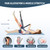 PressLoo Hamstring Stretcher for Knee Extension & Pain Relief, Adjustable Low Back, Calf, Leg & Hip Stretching Device for Flexibility, ACL MCL Surgery Recovery Physical Therapy & Rehab Equipment