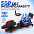 39"x15"x16.5" Split Leg Stretcher, 240° Adjustable Flexibility Trainer, Foldable Leg Stretch Machine, EPP Memory Foam, Carbon Steel Frame, 560lbs Capacity, Splits Yoga Ballet Home Training (Black Red)