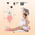 OLenyer Leg Stretcher Pink - Split Machine for Leg Stretching (New Model with Backrest and Phone Holder), Flexibility Stretching Equipment - ,Yoga, Ballet, Dance, Martial Arts