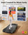 Acezoe 3 in 1 Under Desk Treadmill with Incline, Walking Pad with Removable Desk Workstation, Adjustable Height for Different Need, 300lbs Capacity, Foldable Compact for Home Small Office,Yellow