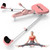 BODY RHYTHM Leg Stretcher - Split Machine for Leg Stretching - Flexibility Stretching Equipment - Ballet, Yoga, Dance, Martial Arts, MMA - Home Yoga Gym Fitness (Pink)