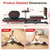 TDH Leg Stretcher, 220LBS Stretcher Machine,200° Adjustable Split Machine, Flexibility Stretching Equipment to Relieving Leg Muscl,Exercise for Everyone (Red-Black)