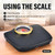 EILISON Mechanical Bathroom Scale for Home Use, Easy Read Analog Weight Scale with Large Dial Display in lb/kg, 400lb Capacity, Non-Slip Surface