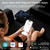Wyze Smart Scale X Butterfly - Bathroom Scale for Body Weight, BMI, Body Fat, Muscle Mass, Accurate Bluetooth Digital Scale for Body Composition Analyzer | Sync Health Apps | ITO Glass, 400 lbs, Black
