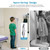 Wall Wall Mounted Height Measuring Rod – Portable Stadiometer 10–225 cm / 3.9–88.6 in – Height Measurement Tool for Kids & Adults – Ideal for Home, Office, Nurse Station