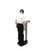 Health-O-Meter Digital Professional Waist High Beam Scale, Silver