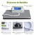 Extra Wide Medical Physician Scale - 440 lb/200 kg Capacity, High Accuracy Digital Display, Heavy Duty Portable Body Weight Scale for Home, Office, Hospital, Gym & Bariatric Use
