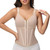 SHAPSHE Waist Trainer Corset for Women Tummy Control Sport Workout Body Shaper Vest for Postpartum Gym Zipper and Hooks Tan M