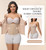 SHAPSHE Waist Trainer Corset for Women Tummy Control Sport Workout Body Shaper Vest for Postpartum Gym Zipper and Hooks Tan XS