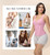 SHAPSHE Waist Trainer for Women Corset Shapewear Belt Sport Workout Body Shaper Vest for Postpartum Gym Zipper and Hooks Pink L