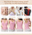 SHAPSHE Waist Trainer Corset for Women Tummy Control Sport Workout Body Shaper Vest for Postpartum Gym Zipper and Hooks Pink S