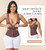 SHAPSHE Waist Trainer for Women Corset Shapewear Belt Sport Workout Body Shaper Vest for Postpartum Gym Zipper and Hooks Mocha L