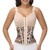 SHAPSHE Waist Trainer Corset for Women Tummy Control Sport Workout Body Shaper Vest for Postpartum Gym Zipper and Hooks Khaki XS