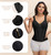 SHAPSHE Waist Trainer Corset for Women Tummy Control Sport Workout Body Shaper Vest for Women Postpartum Gym Zipper and Hooks Black