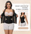 SHAPSHE Waist Trainer Corset for Women Tummy Control Sport Workout Body Shaper Vest for Postpartum Gym Zipper and Hooks Black S