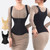 MISTHIN Waist Trainer for Women Corset Shapewear Tummy Control Vest Waist Cincher Shaper Workout Girdle (Black, X-Large)