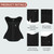 MISTHIN Waist Cincher Trimmer Belt Girdle Workout Shapewear Tummy Control Shaper Waist Trainer for Women (Black, XX-Large)