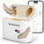 Yeasound RIC700 Plus Hearing Aids, AI Powered Noise Reduction and Clearer Speech, Hearing Aids with Bluetooth Streaming for iOS, Up to 8000Hz Clear Audio, Easy App Control, Discreet & Comfort, IPX8