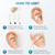 Hearing Aids for Seniors, Rechargeable Hearing Amplifiers Devices with Noise Cancelling, Superior Sound Quality for Women Men Hearing Loss, Auto On/Off
