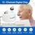 OLDRIV Rechargeable Hearing Aids for Adults Seniors, OTC Hearing Aids for Adults Seniors Rechargeable with Noise Cancelling, Invisible Hearing Aid, 1 Pair (Black)