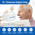 OLDRIV Rechargeable Hearing Aids for Adults Seniors, OTC Hearing Aids for Adults Seniors Rechargeable with Noise Cancelling, Invisible Hearing Aid, 1 Pair (Beige)
