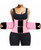 FeelinGirl Women Workout Waist Trainer Belt Tummy Control Waist Cincher Trimmer Perspiring Workout Body Shaper Pink 3XL
