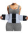 FeelinGirl Women Corset Waist Trainer Corset Cincher Trimmer Belt Body Shaping Workout Body Shaper Slate Blue XXL