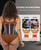 FeelinGirl Women Corset Workout Waist Trainer Belt Tummy Control Waist Cincher Sport Workout Waist Trimmer Rose Red XL
