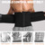 KIWI RATA Neoprene Workout Waist Trainer for Men Sweat Belt with Double Belly Straps, X-shape Steel Bones